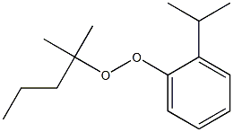 2-Isopropylphenyl 1,1-dimethylbutyl peroxide Structure