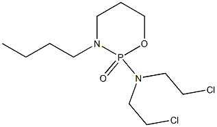 Tetrahydro-2-[bis(2-chloroethyl)amino]-3-butyl-2H-1,3,2-oxazaphosphorine 2-oxide Structure