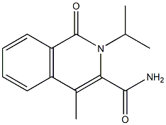 1,2-Dihydro-1-oxo-2-isopropyl-4-methylisoquinoline-3-carboxamide