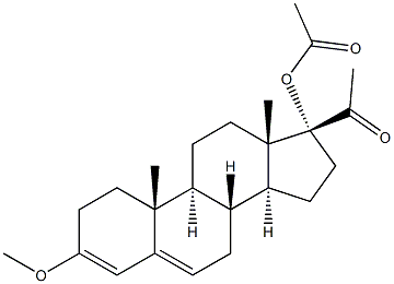 3-Methoxy-17-acetoxypregna-3,5-diene-20-one