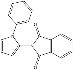 2-(1-Phenyl-1H-pyrrole-2-yl)isoindoline-1,3-dione Structure
