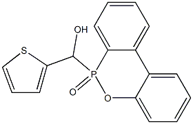 6-(Hydroxy(2-thienyl)methyl)-6H-dibenz[c,e][1,2]oxaphosphorin 6-oxide Structure