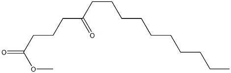 5-Oxopentadecanoic acid methyl ester Struktur