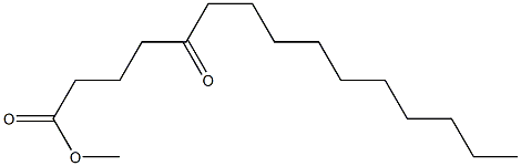 5-オキソペンタデカン酸メチル 化学構造式