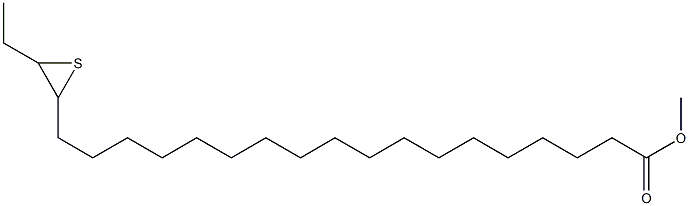 19,20-Epithiodocosanoic acid methyl ester,,结构式