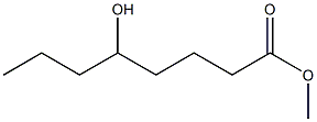 5-Hydroxyoctanoic acid methyl ester,,结构式