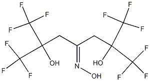 2,6-Bis(trifluoromethyl)-2,6-dihydroxy-1,1,1,7,7,7-hexafluoro-4-heptanone oxime Structure