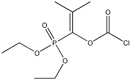  1-(Chlorocarbonyloxy)-2-methyl-1-propenylphosphonic acid diethyl ester