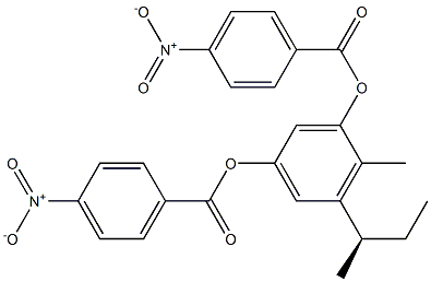 (-)-1,3-Bis(p-nitrobenzoyloxy)-5-[(R)-sec-butyl]-4-methylbenzene