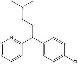 (-)-3-(4-Chlorophenyl)-N,N-dimethyl-3-(2-pyridinyl)propan-1-amine