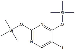 5-Iodo-2,4-bis(trimethylsiloxy)pyrimidine Structure