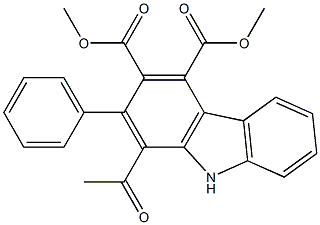 1-Acetyl-2-phenyl-9H-carbazole-3,4-dicarboxylic acid dimethyl ester