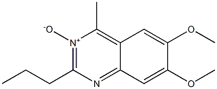 2-Propyl-4-methyl-6,7-dimethoxyquinazoline 3-oxide Struktur