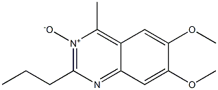 2-Propyl-4-methyl-6,7-dimethoxyquinazoline 3-oxide 结构式