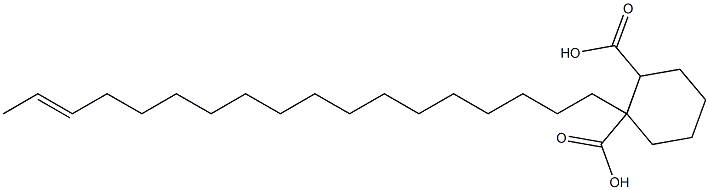 Cyclohexane-1,2-dicarboxylic acid hydrogen 1-(16-octadecenyl) ester,,结构式