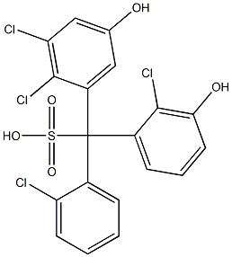  (2-Chlorophenyl)(2-chloro-3-hydroxyphenyl)(2,3-dichloro-5-hydroxyphenyl)methanesulfonic acid