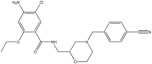 4-Amino-5-chloro-2-ethoxy-N-[[4-(4-cyanobenzyl)-2-morpholinyl]methyl]benzamide