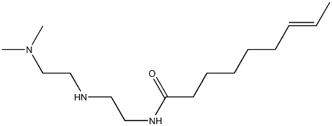 N-[2-[2-(ジメチルアミノ)エチルアミノ]エチル]-7-ノネンアミド 化学構造式