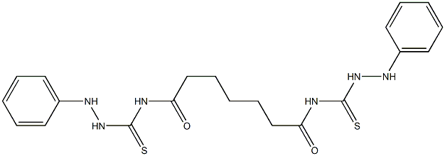 4,4'-Pimeloylbis[1-(phenyl)thiosemicarbazide],,结构式