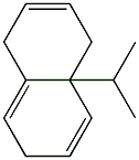 1,4,4a,7-Tetrahydro-4a-isopropylnaphthalene Structure