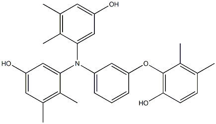  N,N-Bis(5-hydroxy-2,3-dimethylphenyl)-3-(6-hydroxy-2,3-dimethylphenoxy)benzenamine