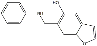 6-Phenylaminomethylbenzofuran-5-ol Structure