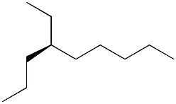 [R,(-)]-4-Ethylnonane Struktur