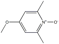 4-Methoxy-2,6-dimethylpyridine 1-oxide Structure