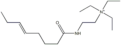 N,N,N-Triethyl-2-(5-octenoylamino)ethanaminium