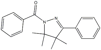  4,5-Dihydro-4,4,5,5-tetramethyl-3-phenyl-1-benzoyl-1H-pyrazole