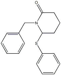 1-Benzyl-6-(phenylthio)piperidine-2-one