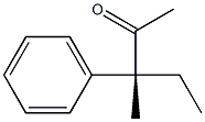 [R,(-)]-3-Methyl-3-phenyl-2-pentanone,,结构式