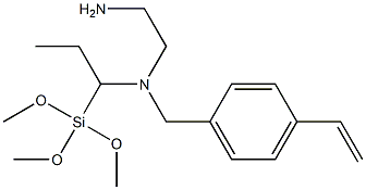 N-(p-Vinylbenzyl)-N-[1-(trimethoxysilyl)propyl]ethylenediamine