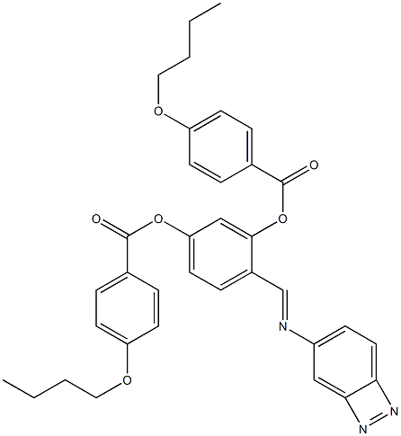 Bis[4-butoxybenzoic acid]4-[(azobenzen-4-yl)iminomethyl]-1,3-phenylene ester