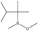 (1,1,2-Trimethylpropyl)(methyl)(methoxy)borane Structure