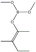 ほう酸ジメチル(E)-1,2-ジメチル-1-ブテニル 化学構造式
