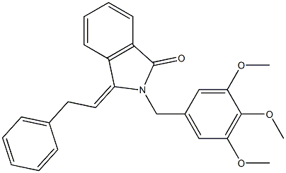 2-(3,4,5-Trimethoxybenzyl)-3-(2-phenylethylidene)-2H-isoindol-1-one