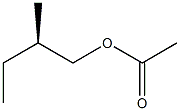 (-)-Acetic acid (R)-2-methylbutyl ester Struktur