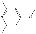 4-Methoxy-2,6-dimethylpyrimidine 结构式