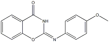 2,3-Dihydro-2-(4-methoxyphenylimino)-4H-1,3-benzoxazin-4-one