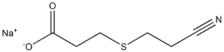 3-(2-Cyanoethylthio)propionic acid sodium salt Structure