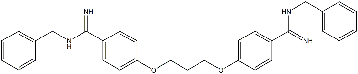 4,4'-(Propane-1,3-diylbisoxy)bis(N1-benzylbenzamidine)|