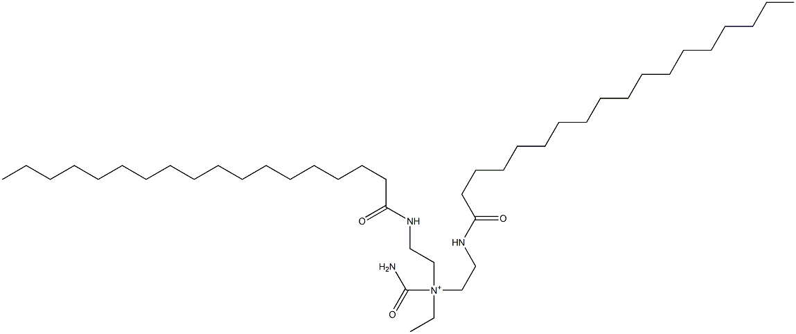 N-(Aminocarbonyl)-N-ethyl-2-[(1-oxooctadecyl)amino]-N-[2-[(1-oxooctadecyl)amino]ethyl]ethanaminium|