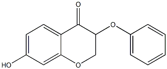 7-Hydroxy-3-phenoxy-2H-1-benzopyran-4(3H)-one Structure