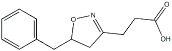 4,5-Dihydro-5-benzylisoxazole-3-propionic acid Struktur