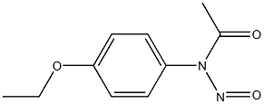 4'-エトキシ-N-ニトロソアセトアニリド 化学構造式