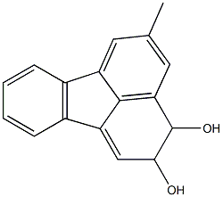 4,5-Dihydro-2-methylfluoranthene-4,5-diol Struktur