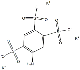 5-Amino-1,2,4-benzenetrisulfonic acid tripotassium salt,,结构式