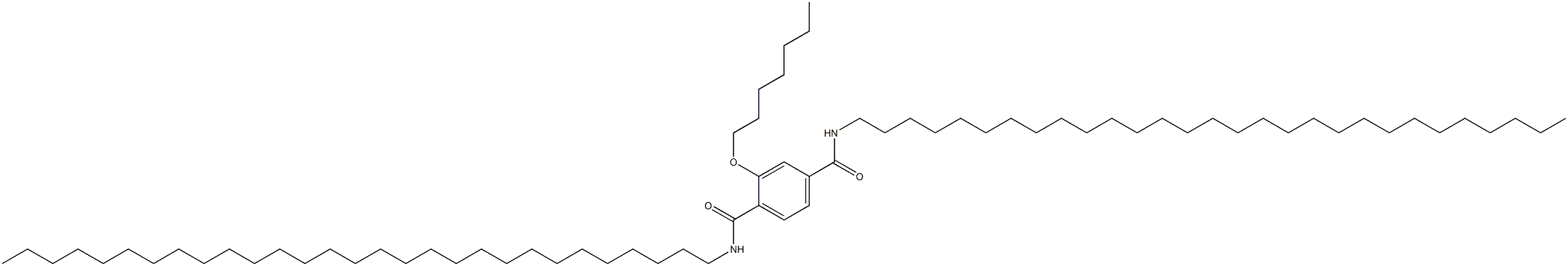2-(Heptyloxy)-N,N'-dinonacosylterephthalamide Structure
