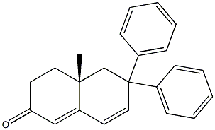 (4aR)-4,4a,5,6-Tetrahydro-4a-methyl-6,6-diphenylnaphthalen-2(3H)-one